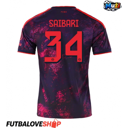 Dres Bayern Munich Ismael Saibari #34 Tretina 2026-27 Krátky Rukáv